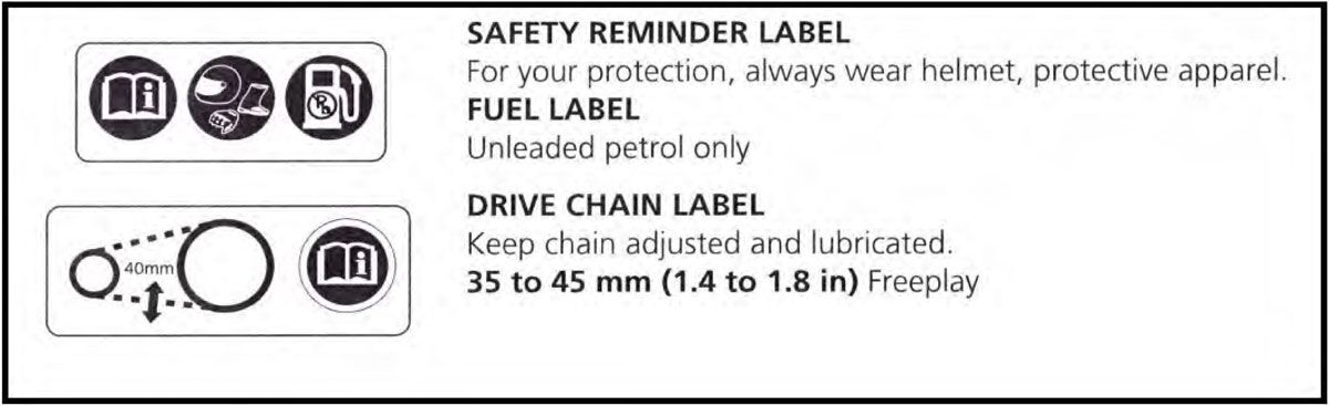 Safety Reminder Label