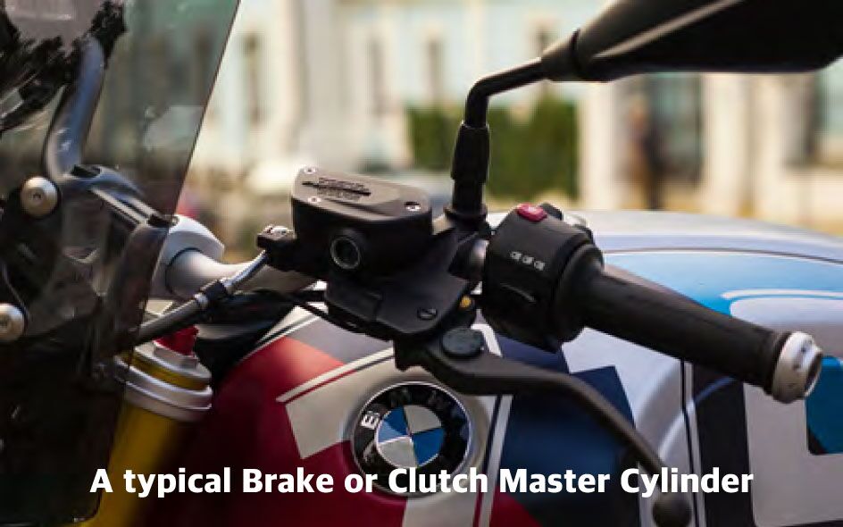 A typical Brake or Clutch Master Cylinder