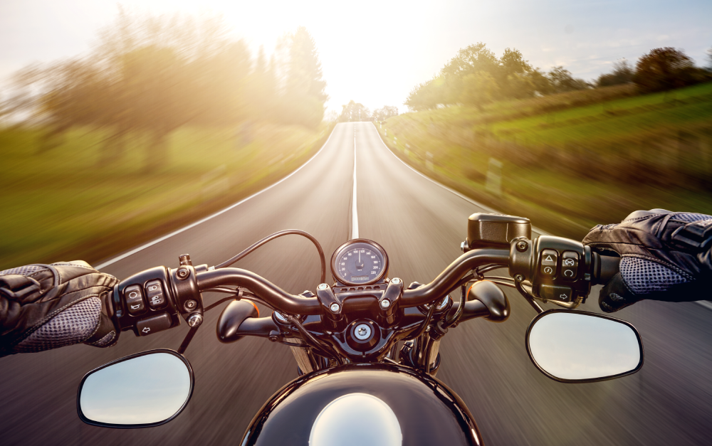 motorcycle riding tips - where to look